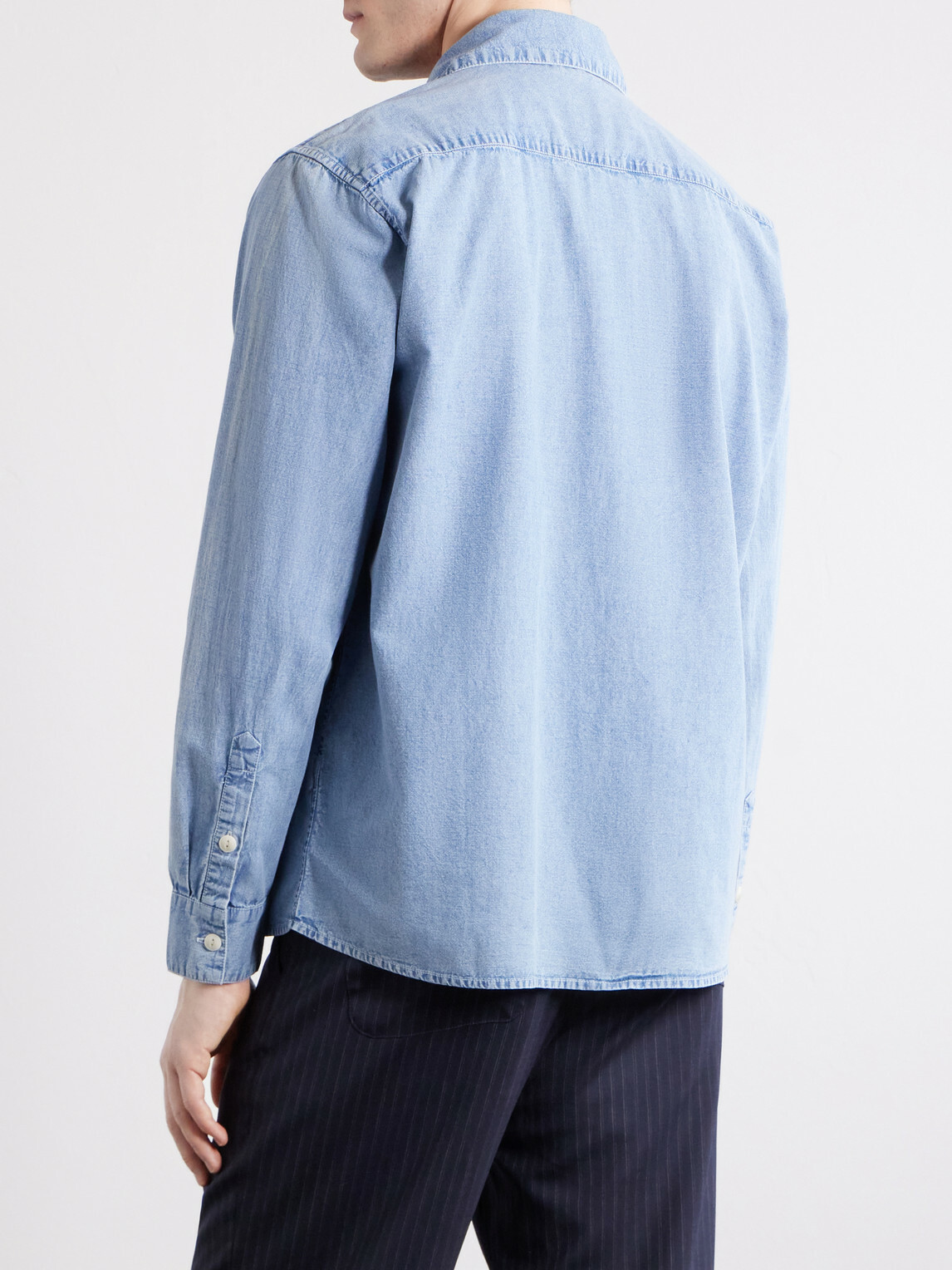 3sixteen - Cotton-Chambray Shirt - Blue