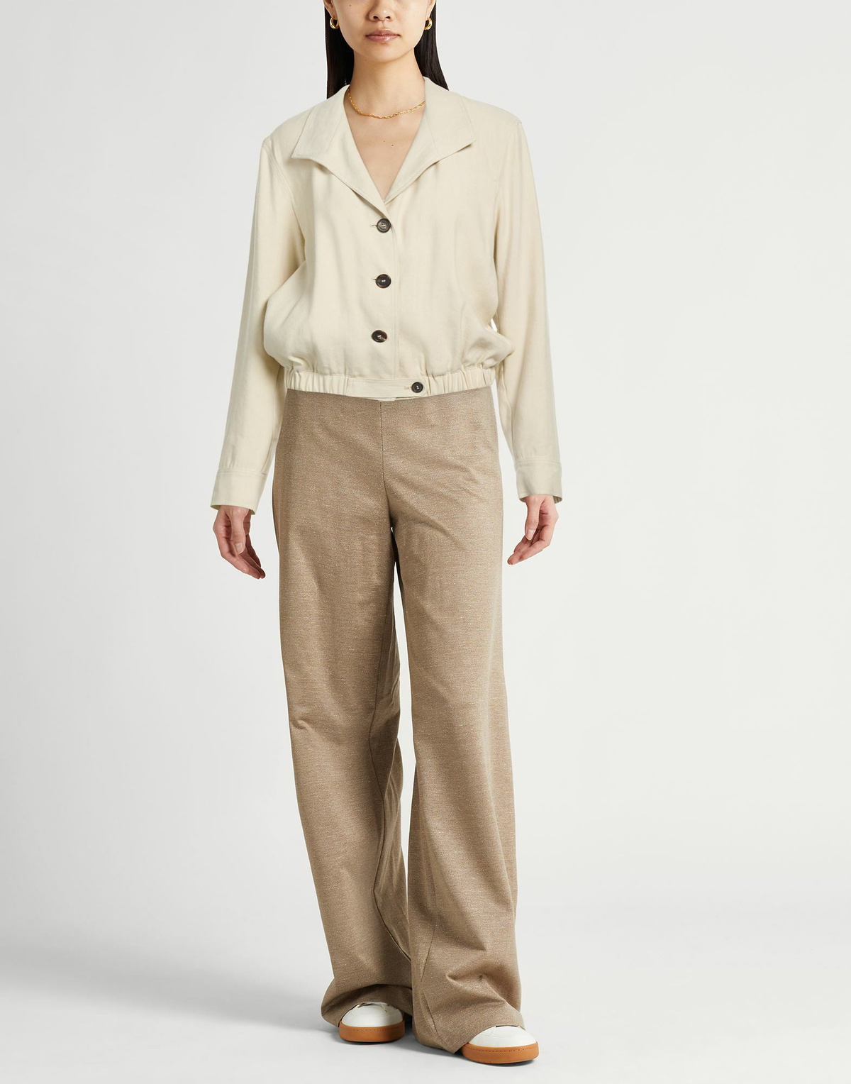 Malo Womens Jacket in Beige