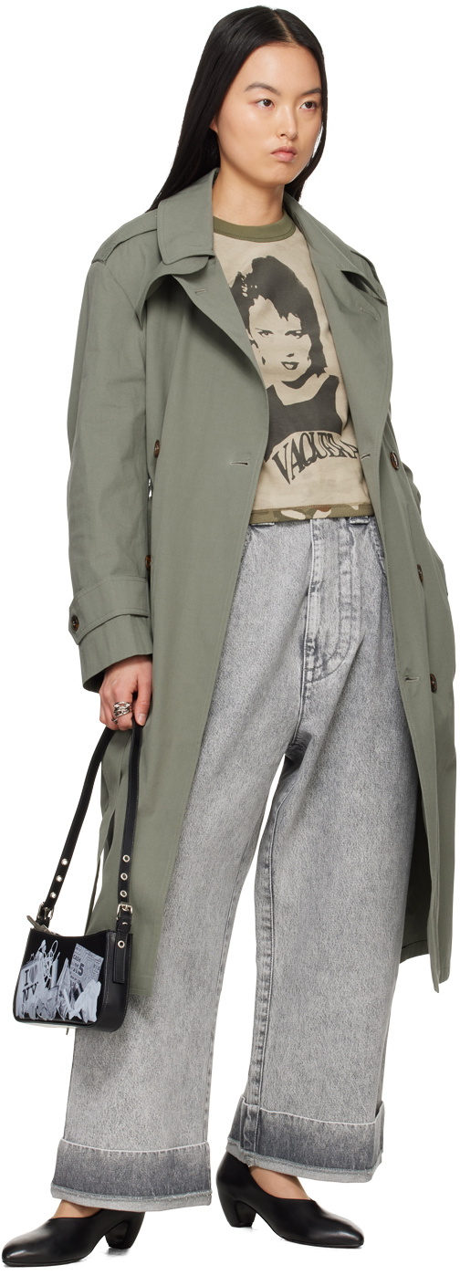 VAQUERA Khaki Cutout Coat