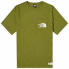 The North Face Men's Berkeley California Pocket T-Shirt in Forest Olive