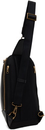 master-piece Black Gloss Sling Bag