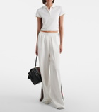 Gucci Web Stripe jersey sweatpants