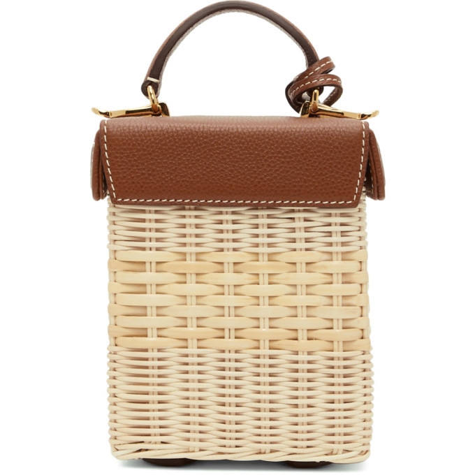 Mark Cross, Grace Mini Rattan Box Bag