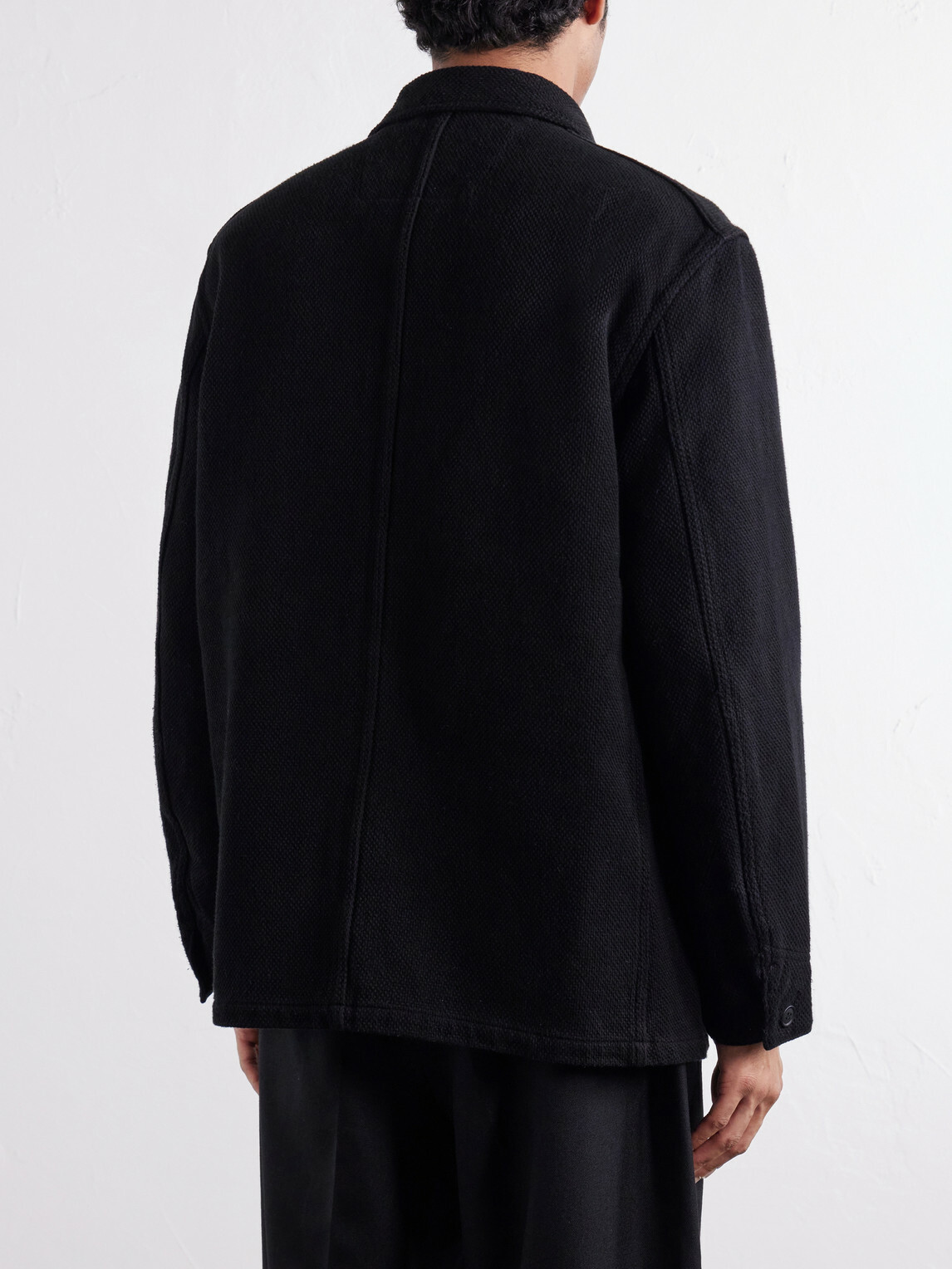 Blue Blue Japan - Coverall Cotton-Sashiko Jacket - Black
