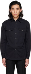 Dunhill Navy Western Shirt