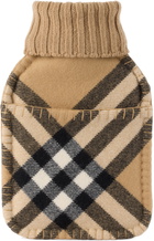 Burberry Beige Giant Check Hot Water Bottle Cover