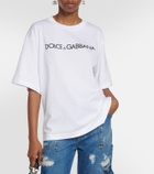 Dolce&Gabbana DG cropped cotton jersey T-shirt