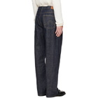Kenzo Navy Kenzo Paris 'KENZO Tulip' Straight Fit Jeans