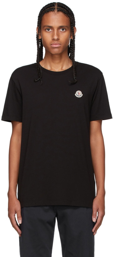 Photo: Moncler Three-Pack Multicolor Logo T-Shirt