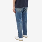 Saint Laurent Men's Relaxed Osaka Jean in Medium Blue