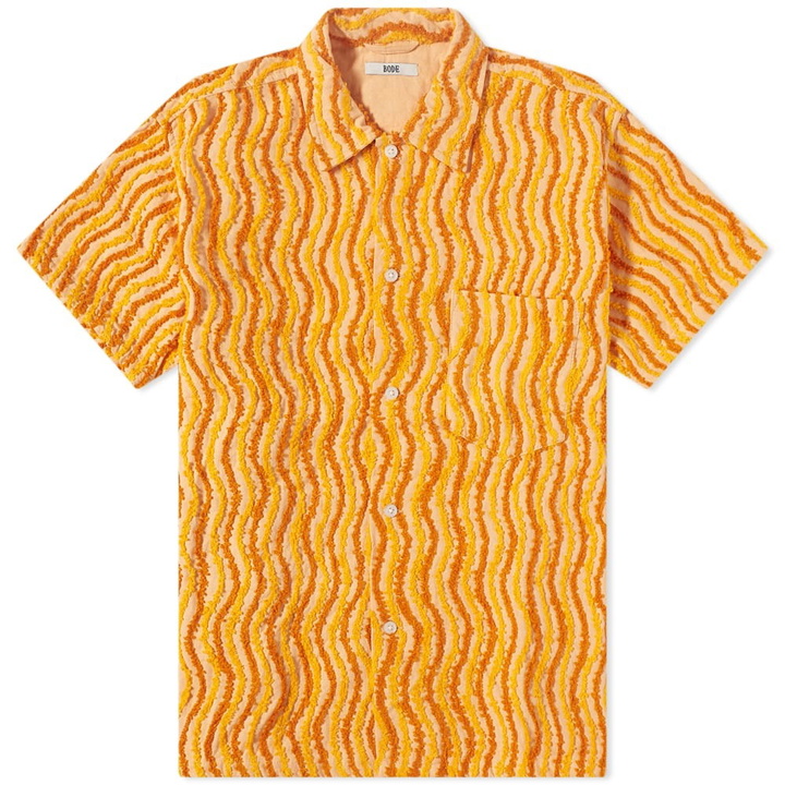 Photo: BODE Wavy Chenile Vacation Shirt