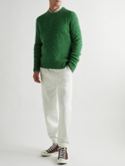 Alex Mill - Pilly Cable-Knit Merino Wool-Blend Sweater - Green