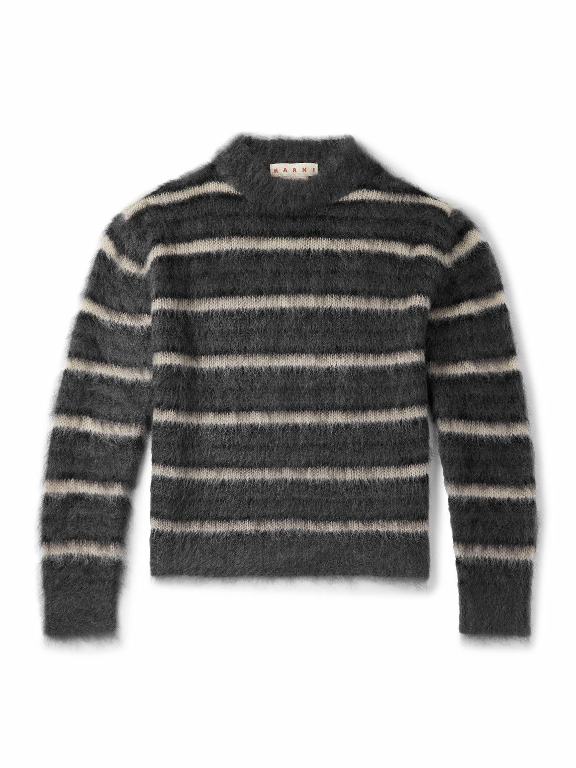 Marni - Striped Mohair-Blend Sweater - Multi Marni