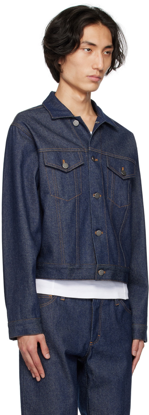 K.NGSLEY Indigo Cropped Denim Jacket