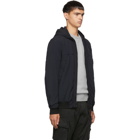 Stone Island Navy Hooded Jacket