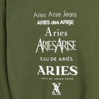 Aries Women's Baby Fit Perfume Sweatshirt in Forest Green 