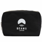 BEAMS JAPAN Pouch - Large in Black