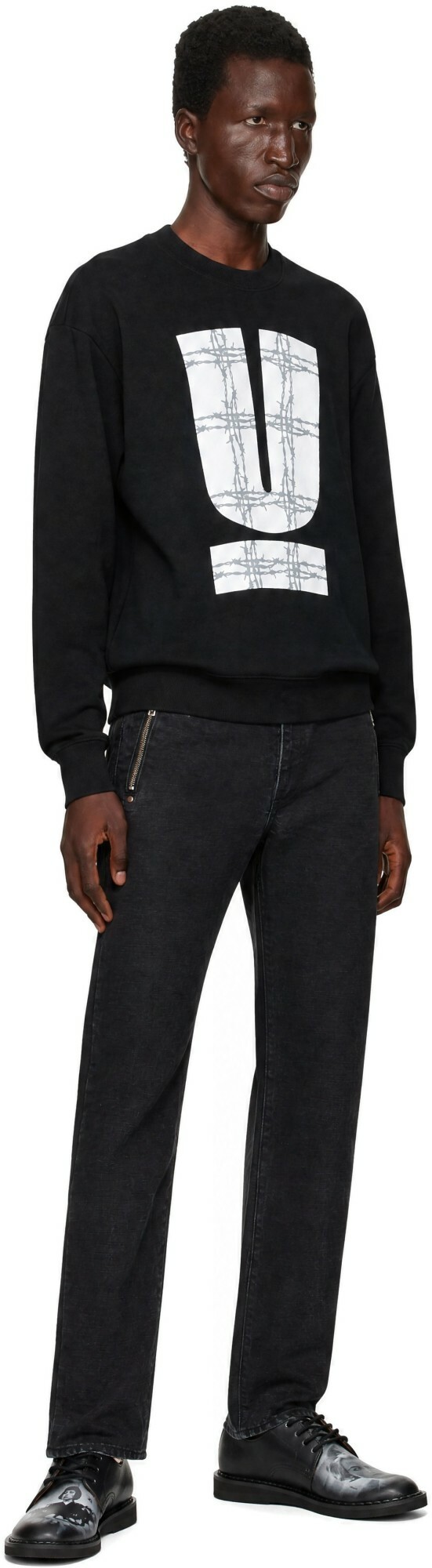 UNDERCOVER Black UC2F4892-3 Sweatshirt