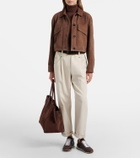 Brunello Cucinelli Monili leather sneakers
