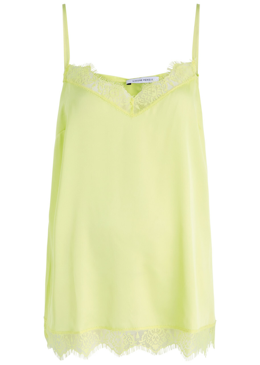 Simone PÉRÈLE Satin Secrets Satin Camisole top Yellow