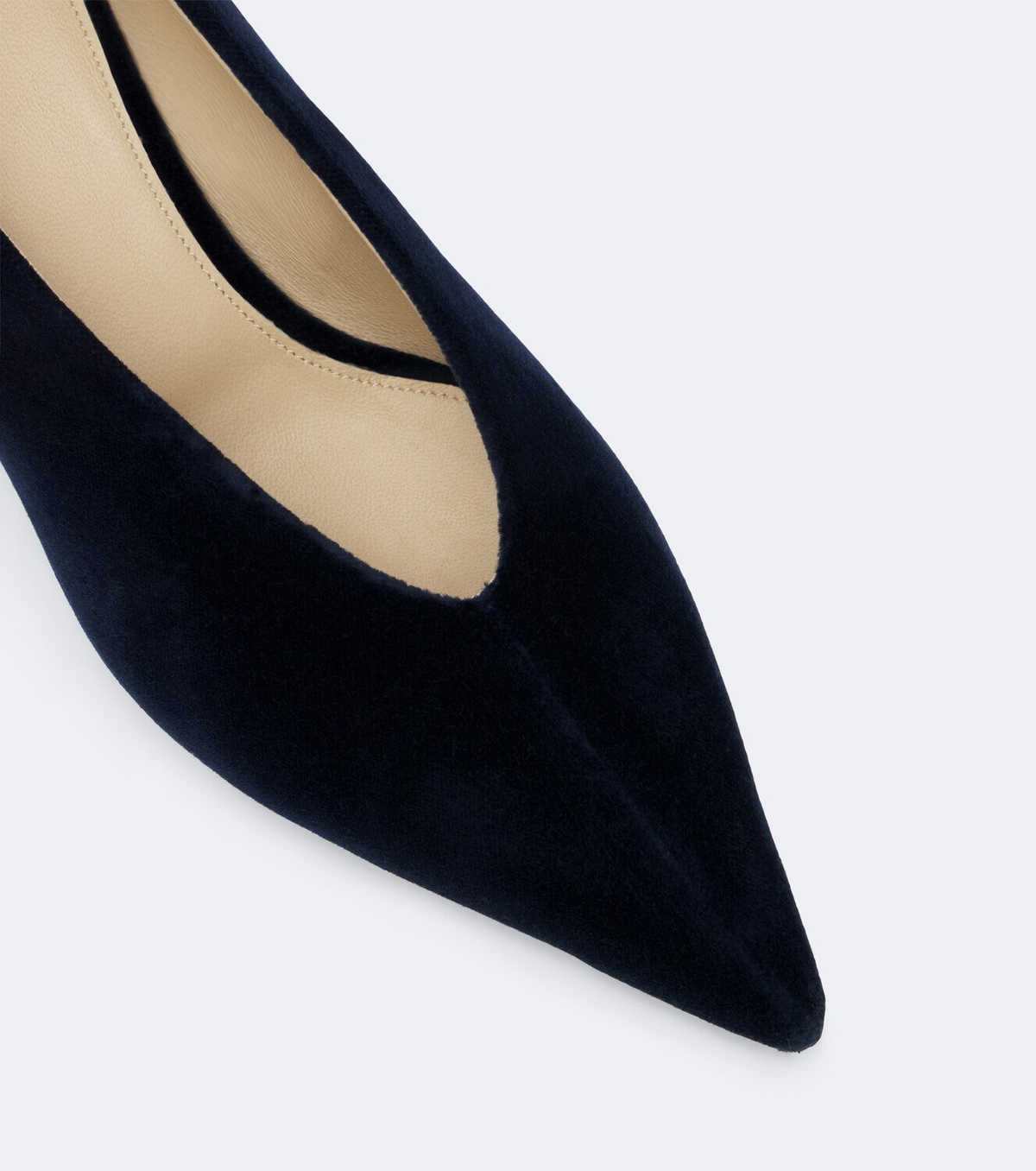 Le Monde Béryl Babouche velvet pumps