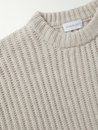 John Elliott - Capri Ribbed Wool and Cashmere-Blend Sweater - Neutrals