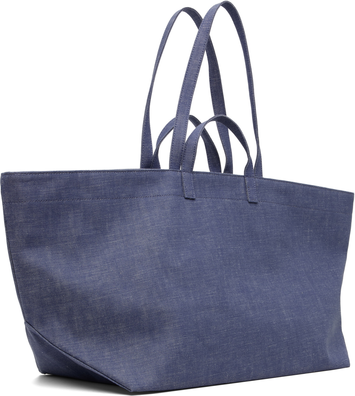 A.P.C. Blue 'Le Drummer' Toile Tote