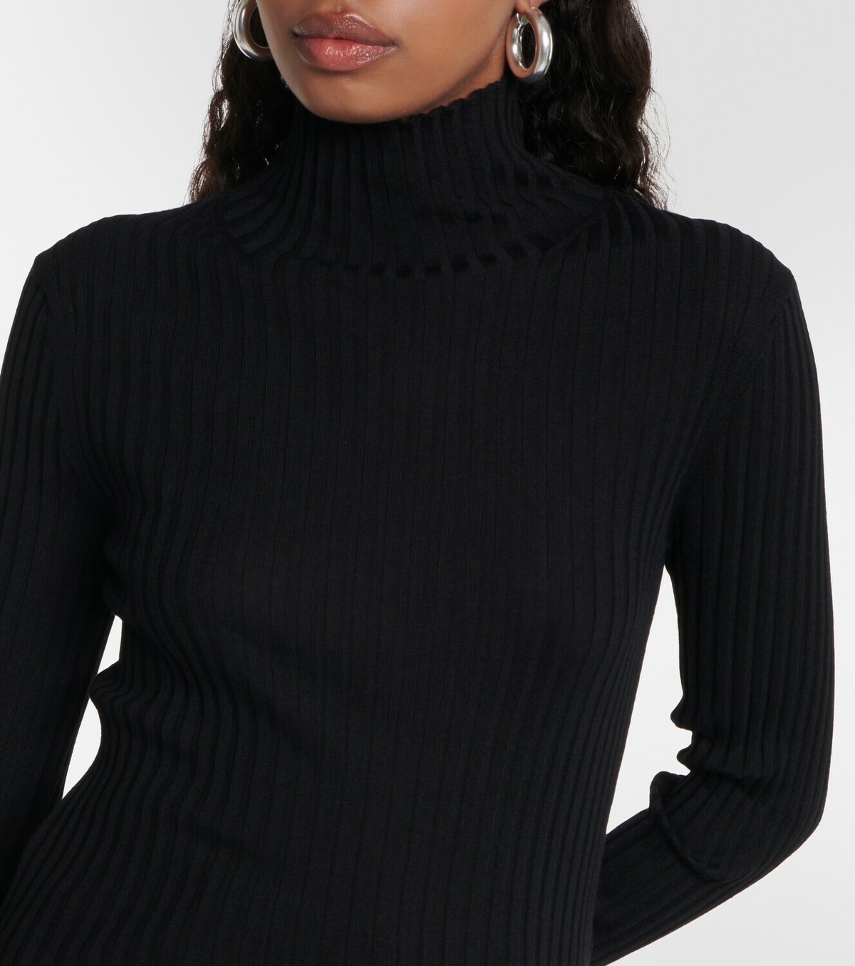 Plan C Ribbed-knit wool sweater
