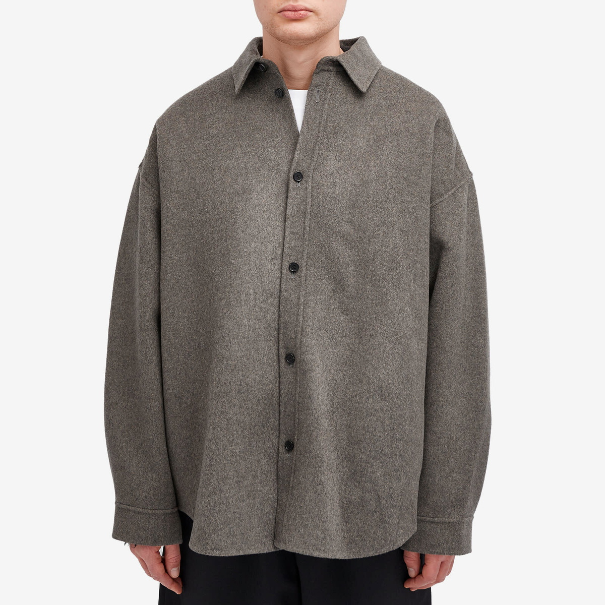 Acne Studios Wool Overshirt Acne Studios Buttoned Overshirt Jacket