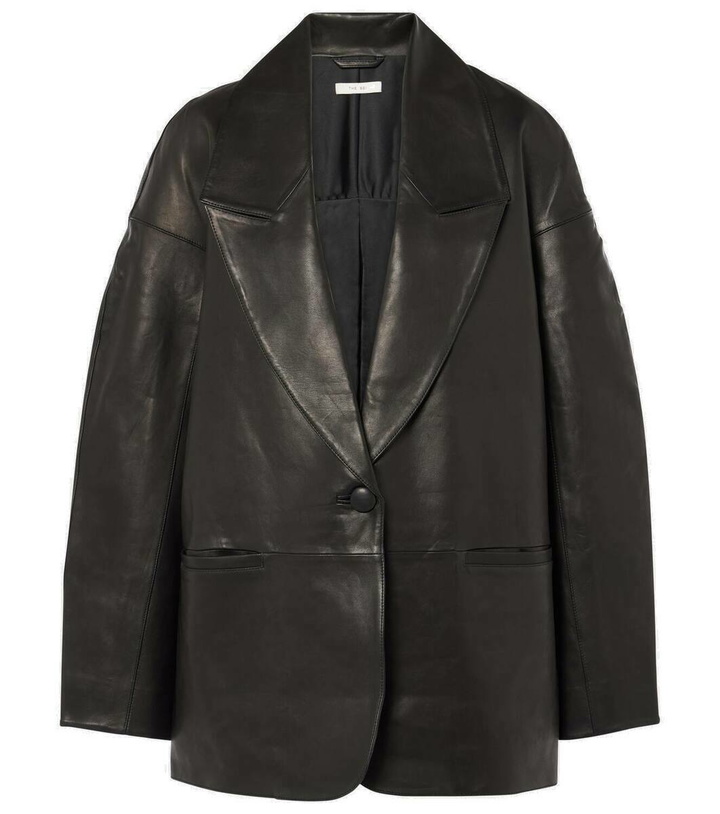 Photo: The Sei Slouchy leather blazer