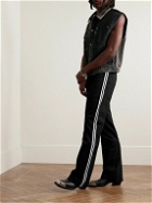 Gallery Dept. - Logan Straight-Leg Striped Woven Trousers - Black