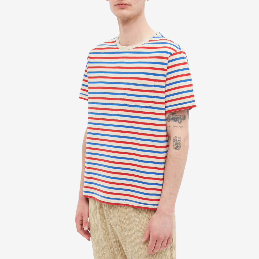 Corridor Men's Stripe TShirt in Red Corridor