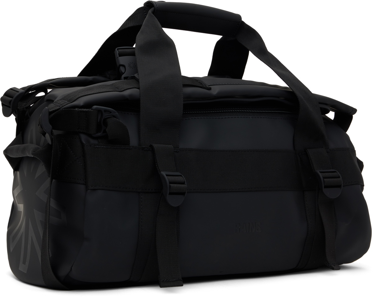 RAINS Black Texel Mini Duffle Bag