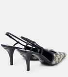 Gucci - GG embellished slingback pumps