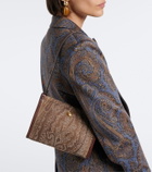 Etro Arnica Small coated canvas top handle bag