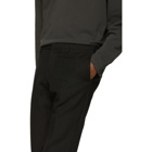Tiger of Sweden Black and Grey Toivo Striped Trousers