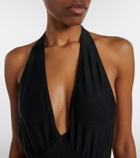 Saint Laurent Cassandre halterneck swimsuit