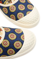 Valentino Garavani Bay By Bay Printed Denim Sneakers Multicoloured