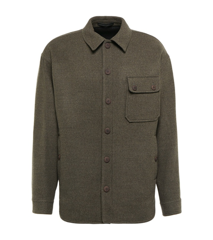 Photo: Giorgio Armani - Wool shirt jacket