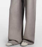 Acne Studios Felin logo cotton fleece sweatpants