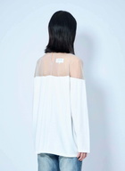 MM6 Maison Margiela Long Sleeve Heavy Cotton Jersey Tee