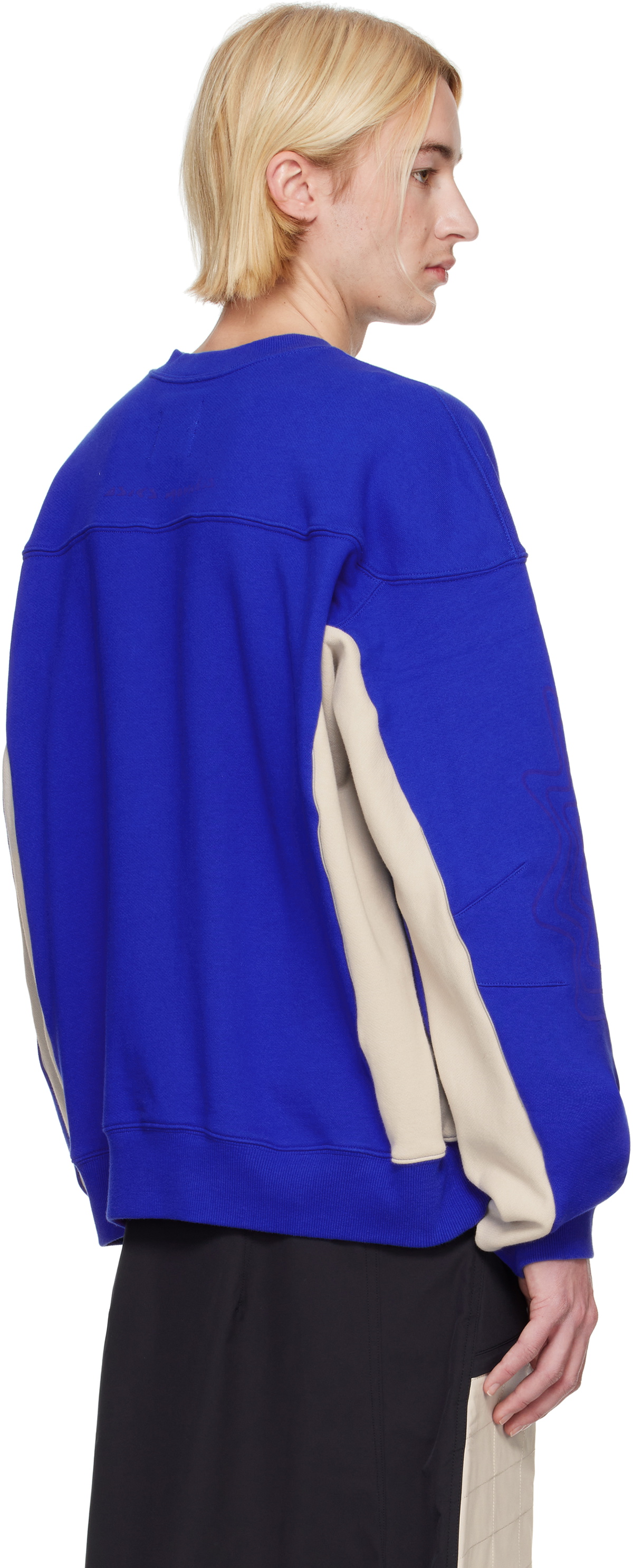 Asics Blue Kiko Kostadinov Edition Bixance Sweatshirt