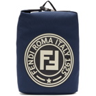 Fendi Navy Roma Italy 1925 Backpack