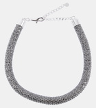 Self-Portrait Crystal-embellished choker