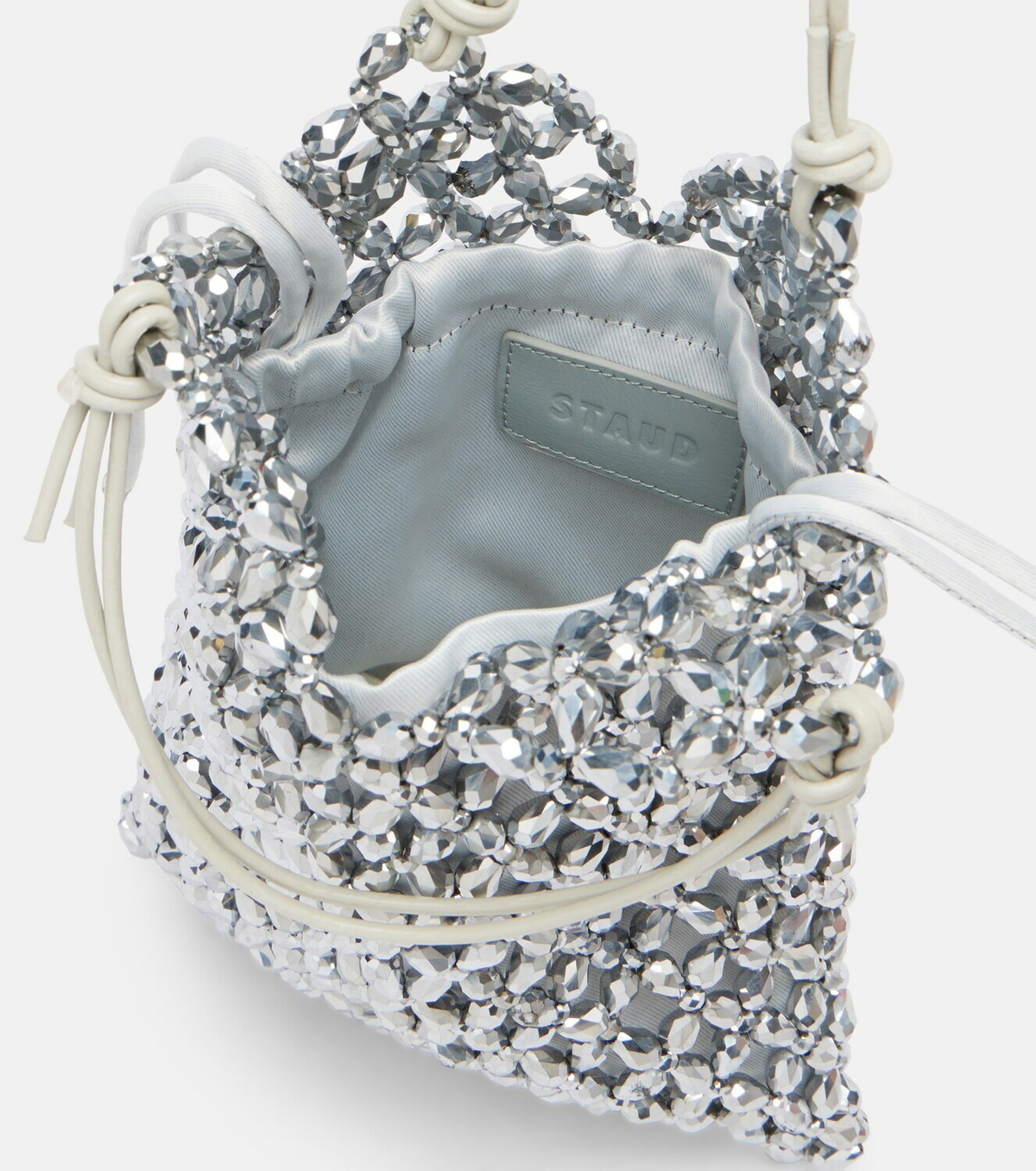 Staud Karla beaded top-handle bag