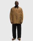 Needles Coverall Kakishibu Paint Brown Mens Coat