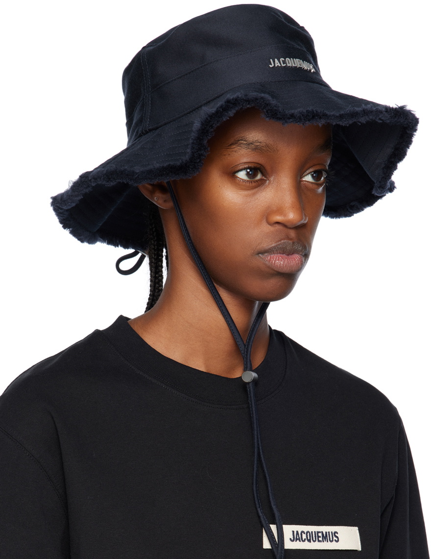 JACQUEMUS Navy 'Le bob Artichaut' Hat Jacquemus