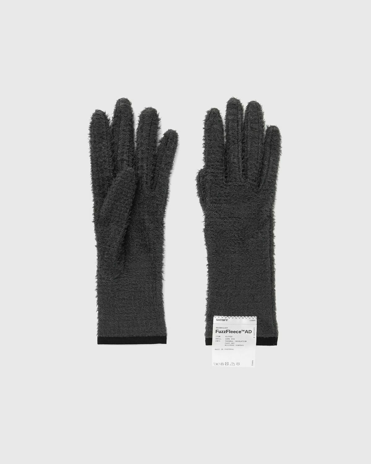 Satisfy Running GhostFleece AD Gloves Black Mens Glofe
