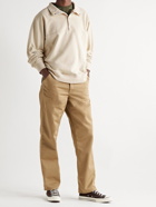 ADSUM - Cotton-Jersey Half-Placket Sweatshirt - Neutrals