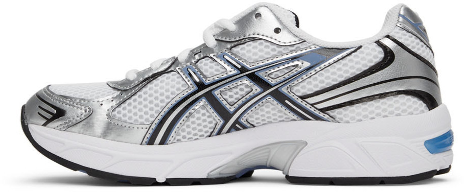 asics gel white blue